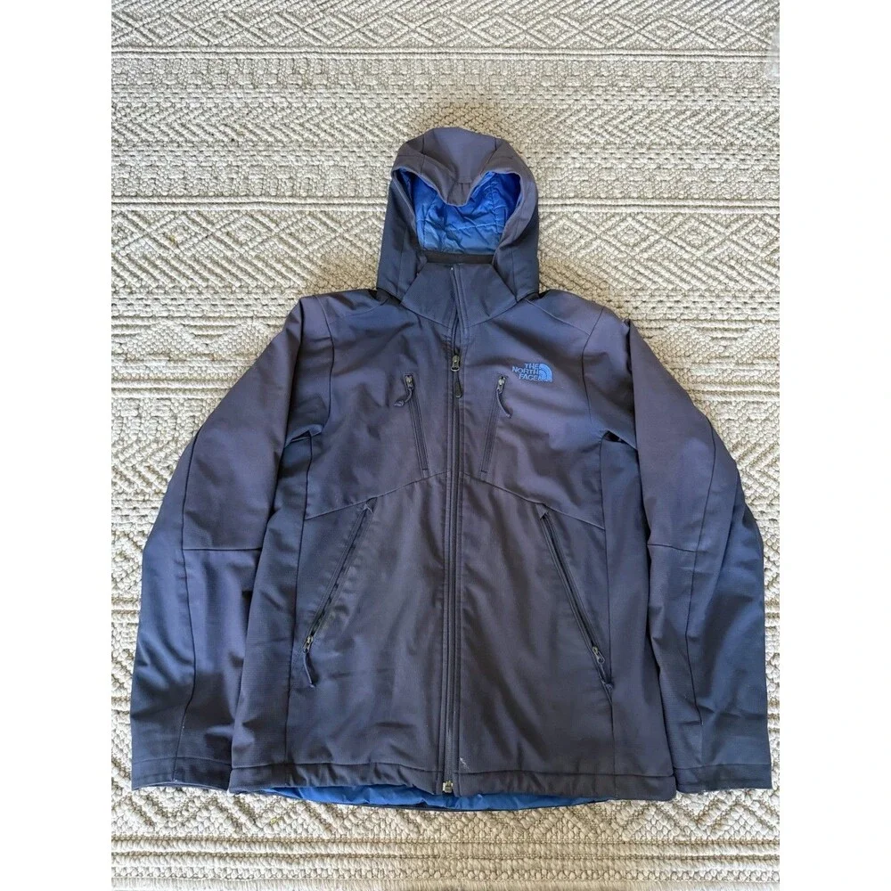 The North Face Men’s Apex Elevation Jacket Small Navy Blue Insulated Hooded